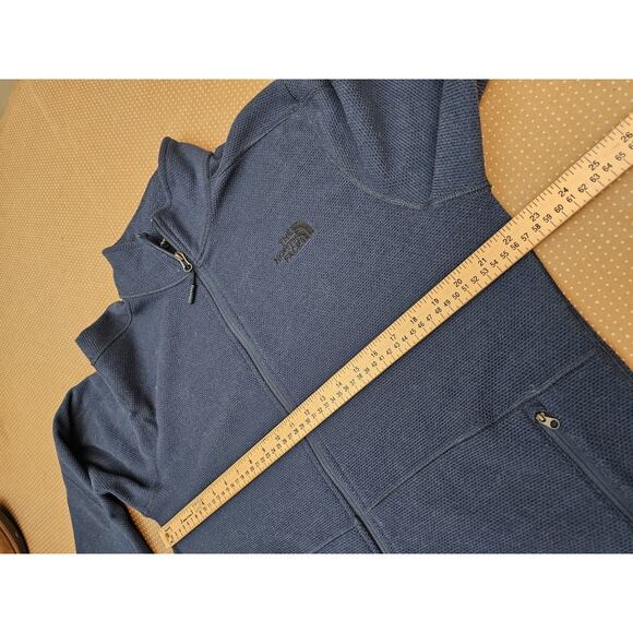 The North Face Mens Blue Long Sleeve Pockets Fleece Full-Zip Jacket Size Large - Picture 9 of 9